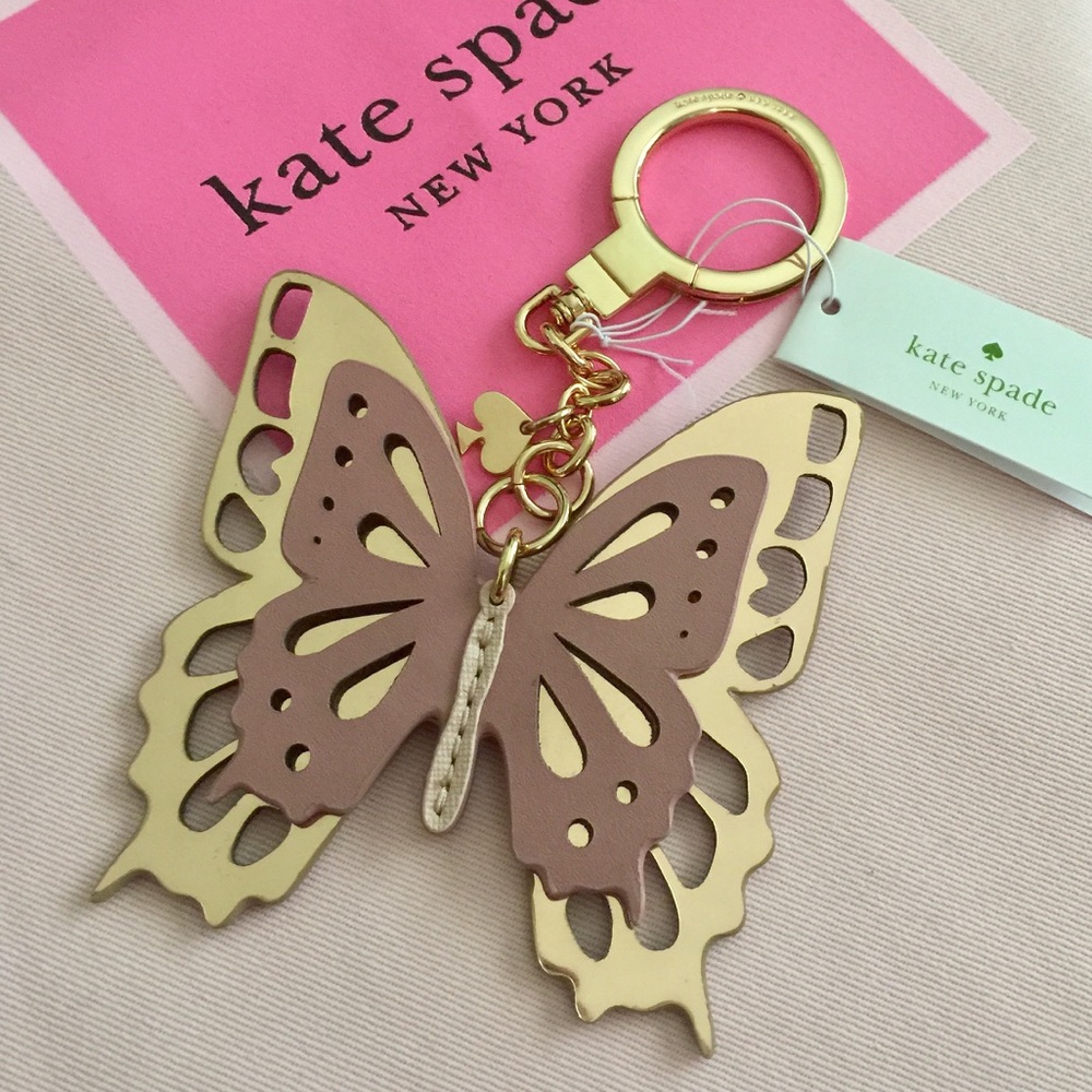 Kate Spade Butterfly Key Fob Bag Charm